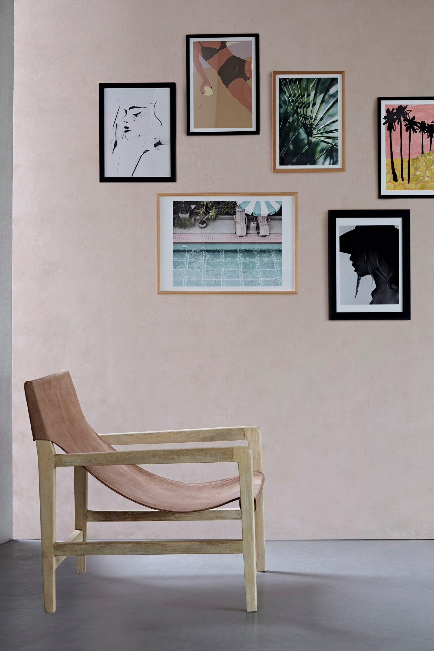 elba tan leather chair tan