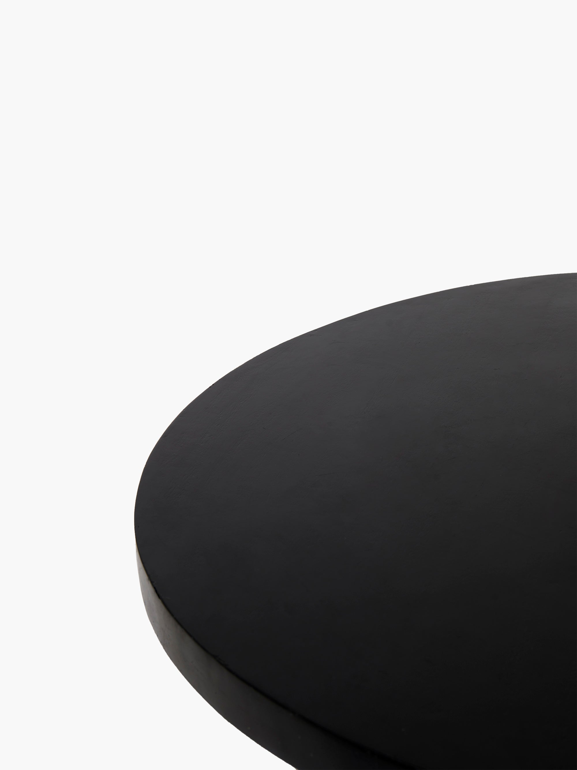 Black Round Dining Table