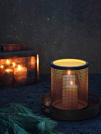 Large Perforated Lantern