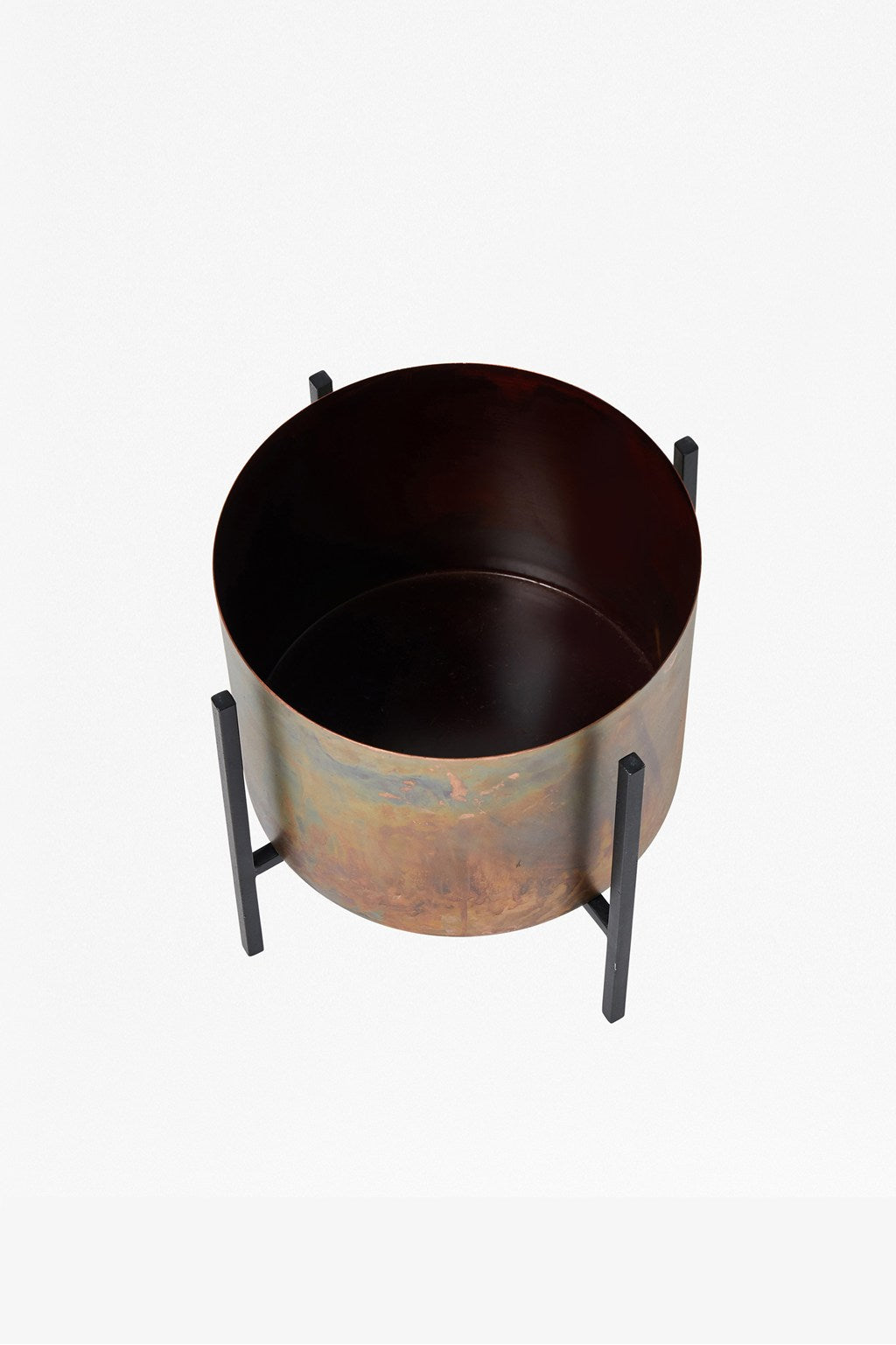 Molten Copper Desktop Planter