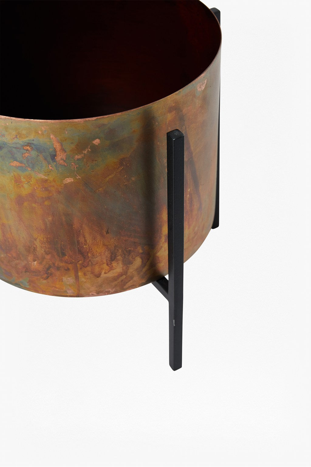 Molten Copper Desktop Planter
