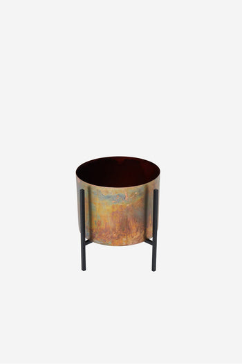 Molten Copper Desktop Planter