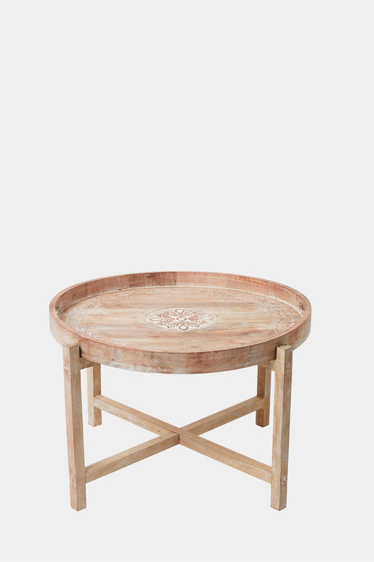Mandala Wooden Coffee Table
