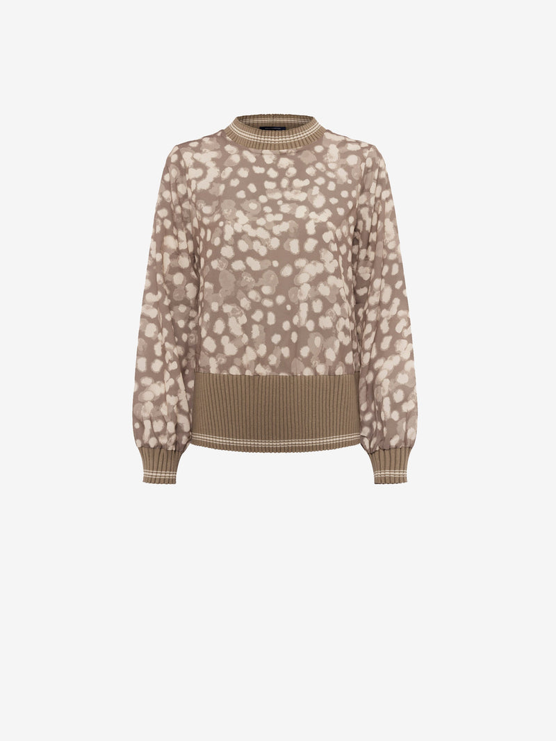 Leopard print sweater - Woman