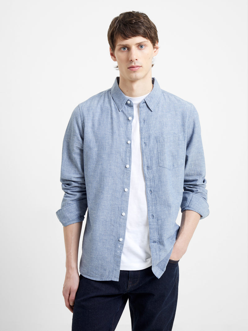 Chambray Shirt Blue  French Connection UK