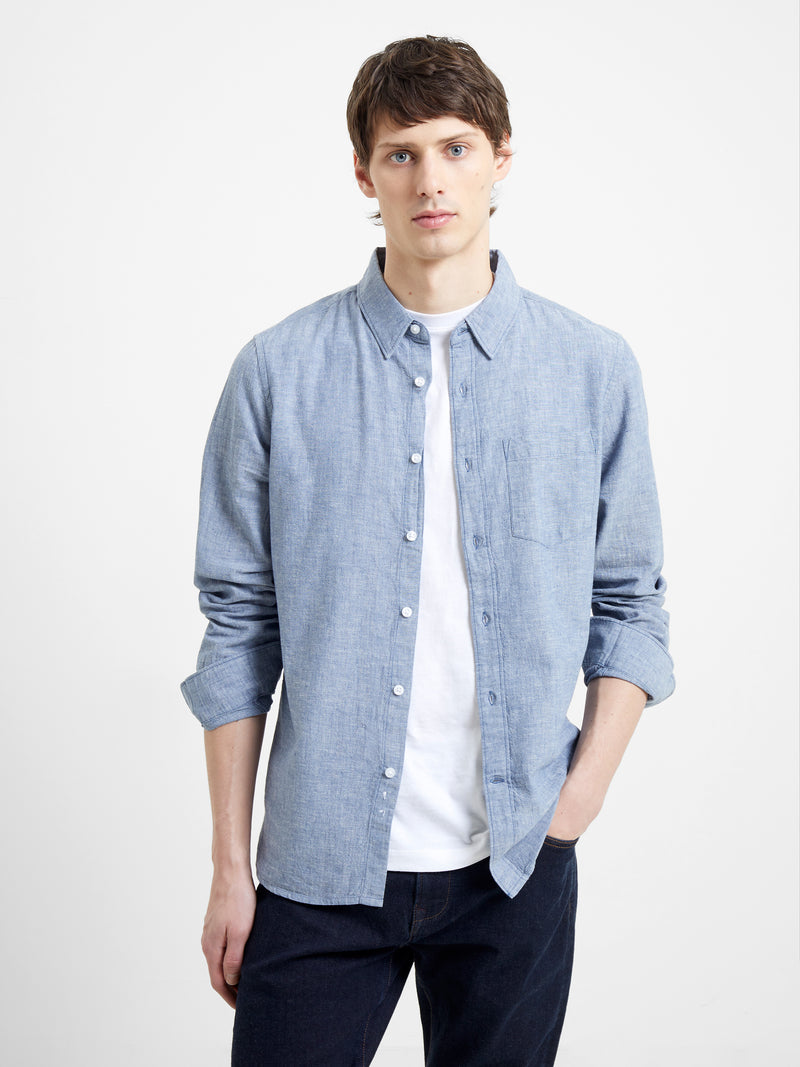 LINEN CHAMBRAY SHIRT