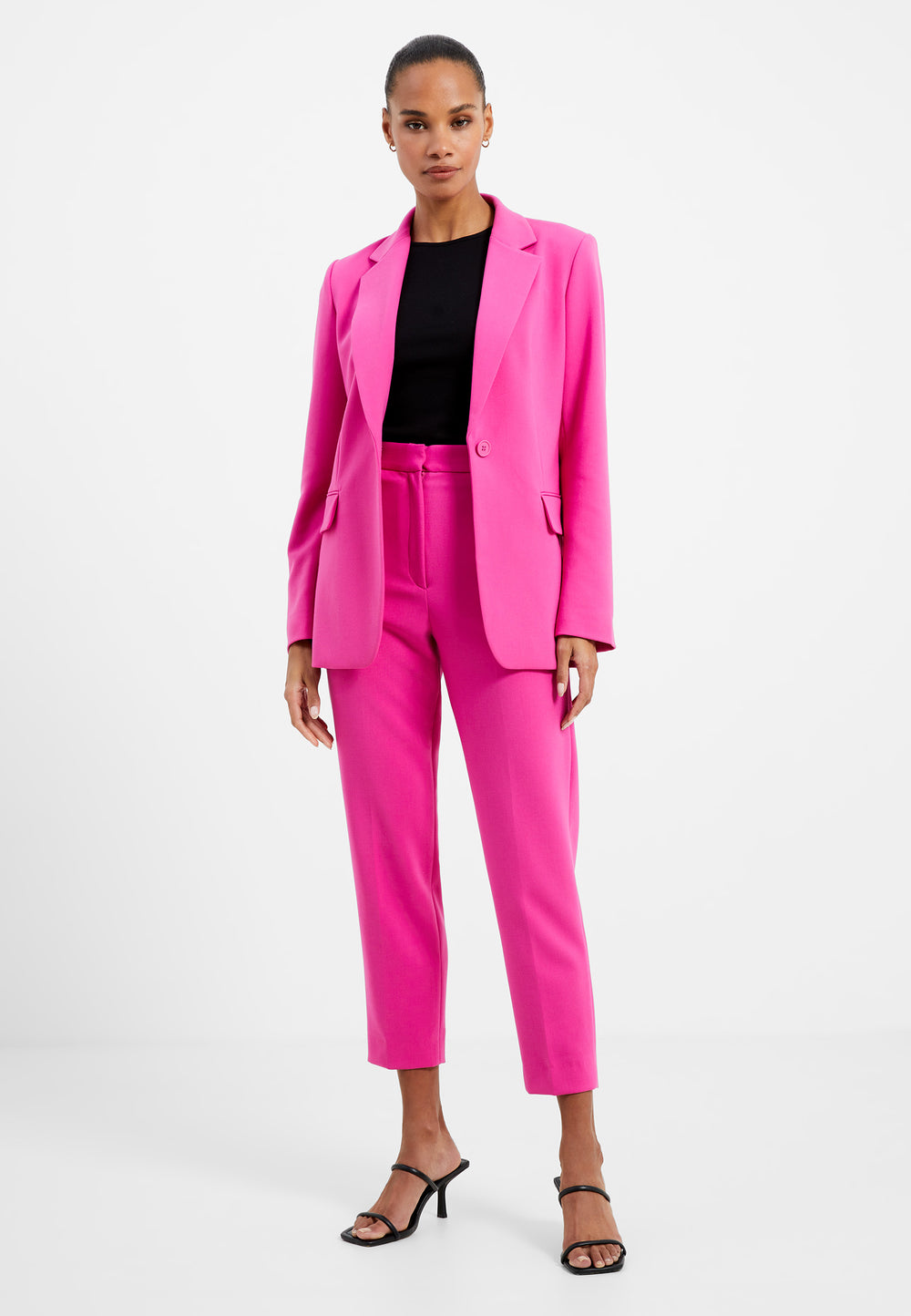 Whisper Tapered Trouser Wild Rosa | French Connection UK