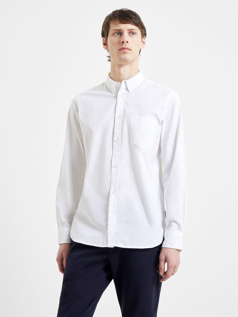 Oxford Long Sleeve Shirt White | French Connection UK