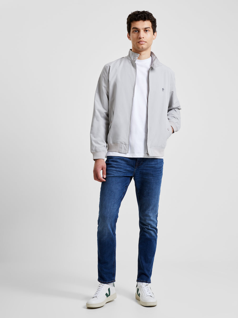 A Harrington Light Grey French Connection UK