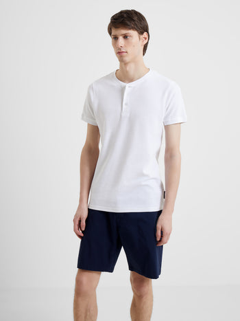 Pique Micro Henley T-Shirt