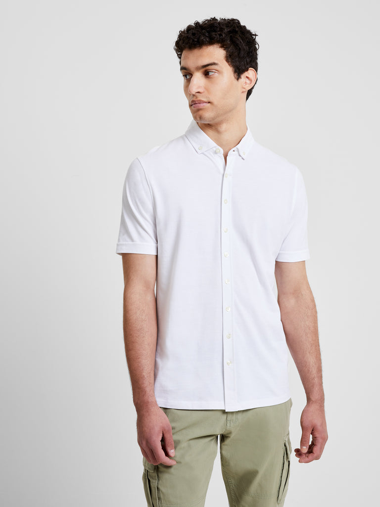Pique Oxford Shirt White | French Connection UK