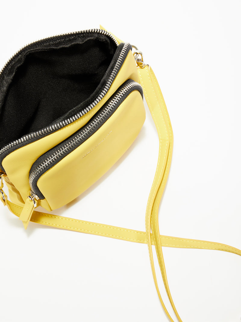 Charlotte Soft Recycled Shoulder Bag Light Moss | French Connection UK