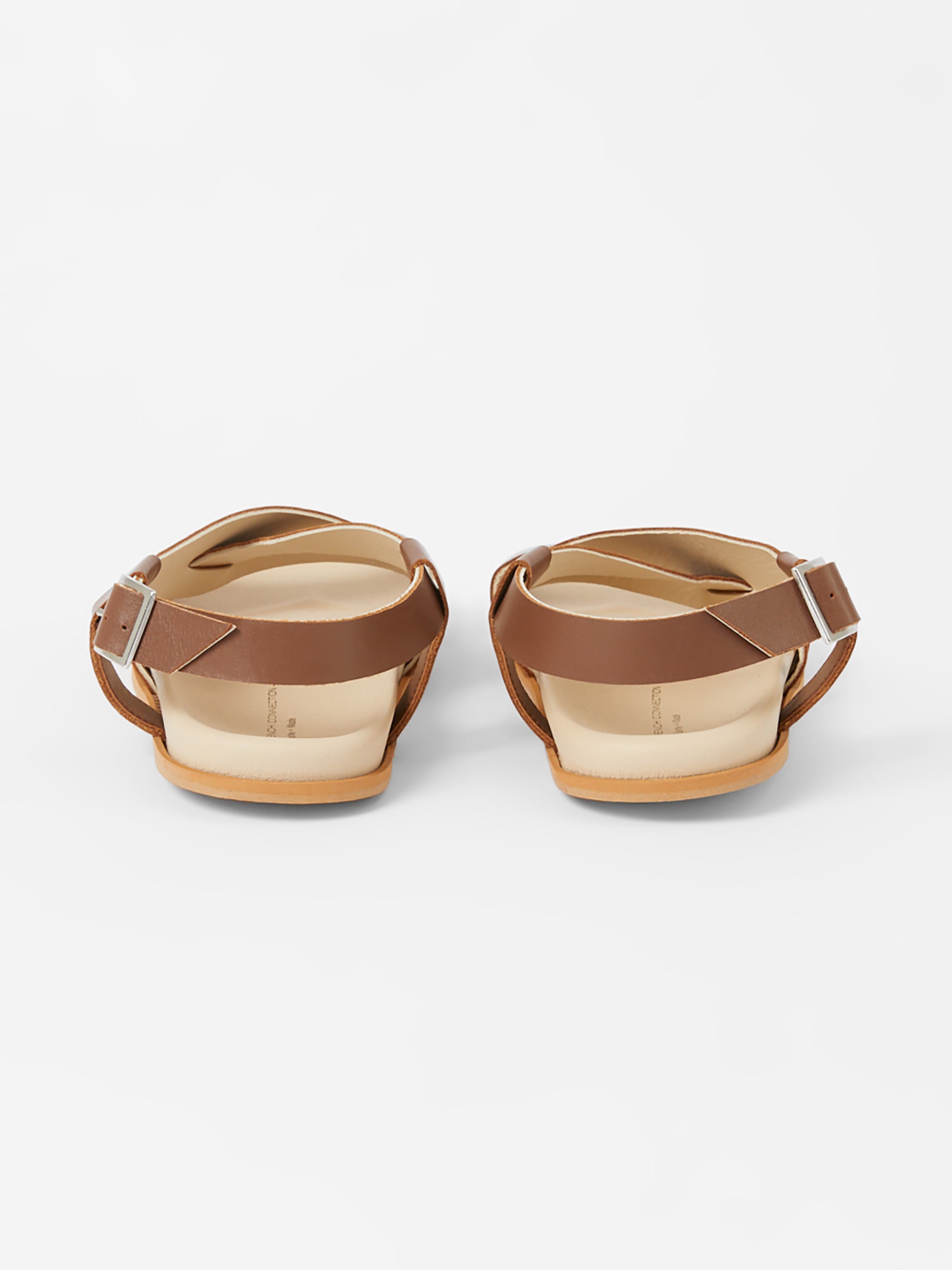 S+W x Branca Asymmetric Footbed Sandals