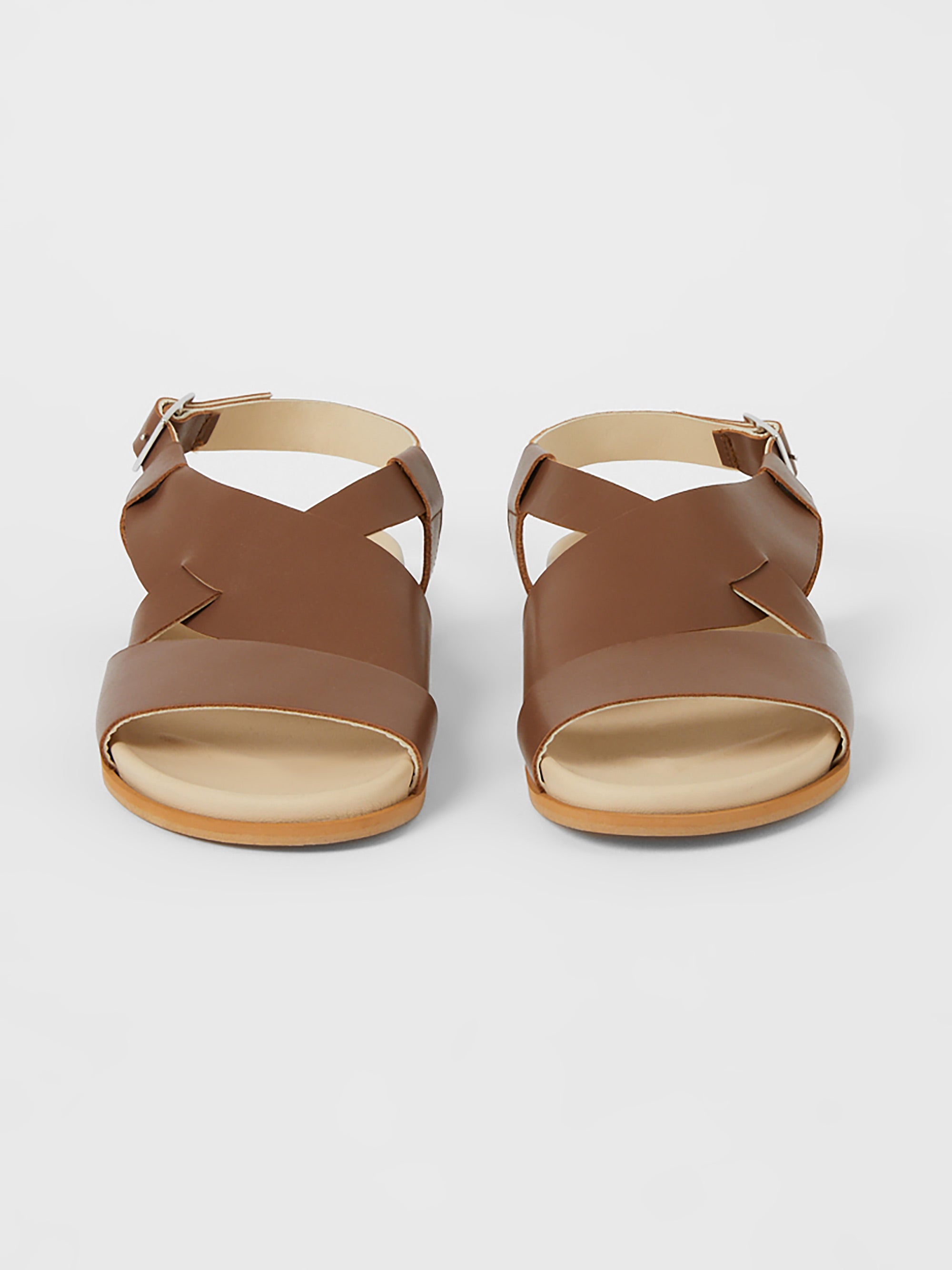 S+W x Branca Asymmetric Footbed Sandals