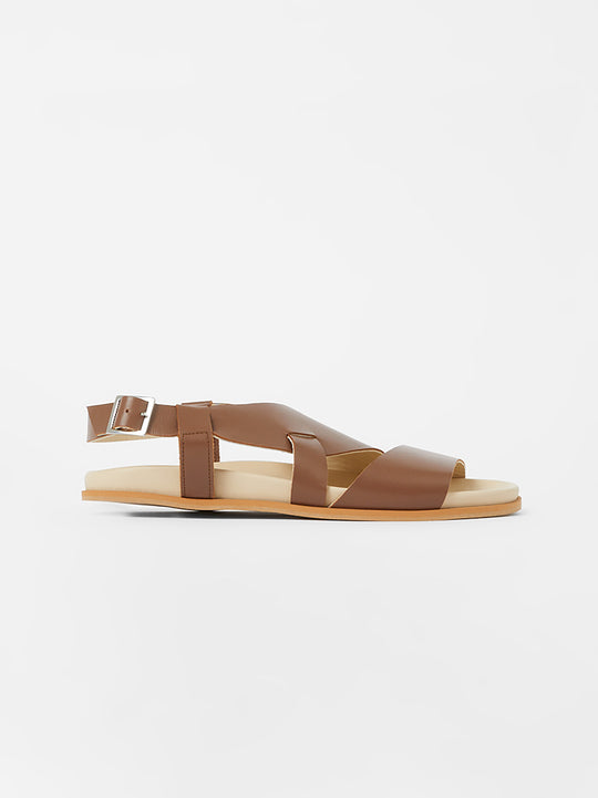 S+W x Branca Asymmetric Footbed Sandals