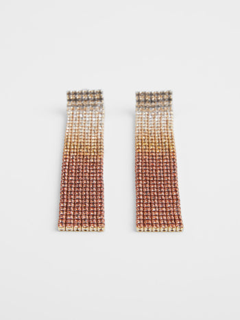 Ombre Diamante Cascade Drop Earrings