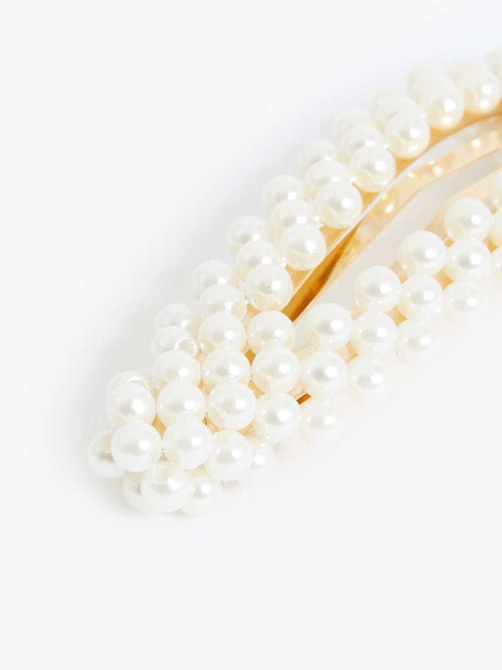 Faux Pearl Hair Clip (Set of 2) Pearl French Connection UK