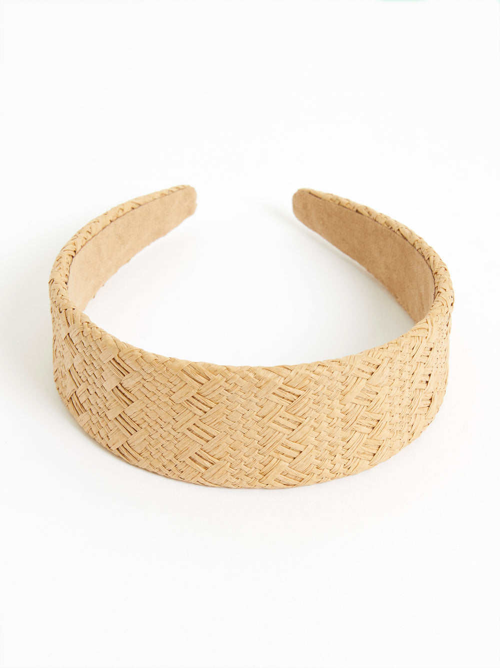 Basket Weave Headband Natural French Connection UK