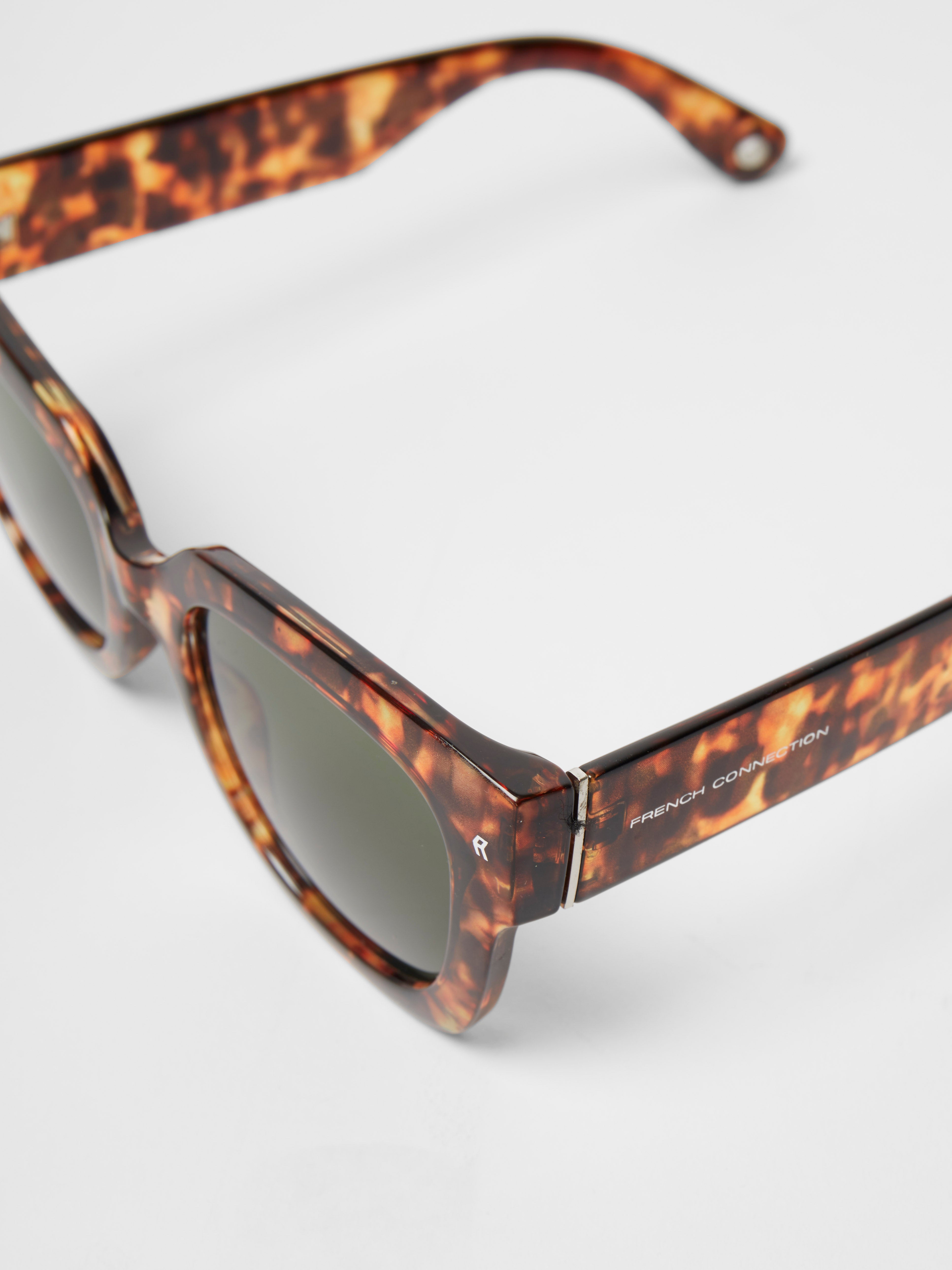 French connection sales tortoise shell sunglasses