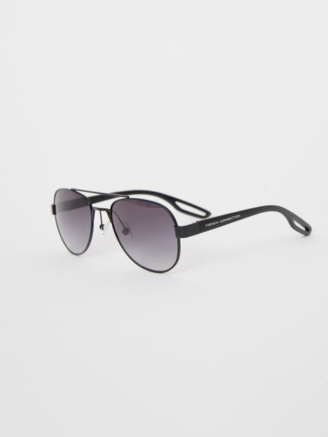 Metal D-Frame Sunglasses